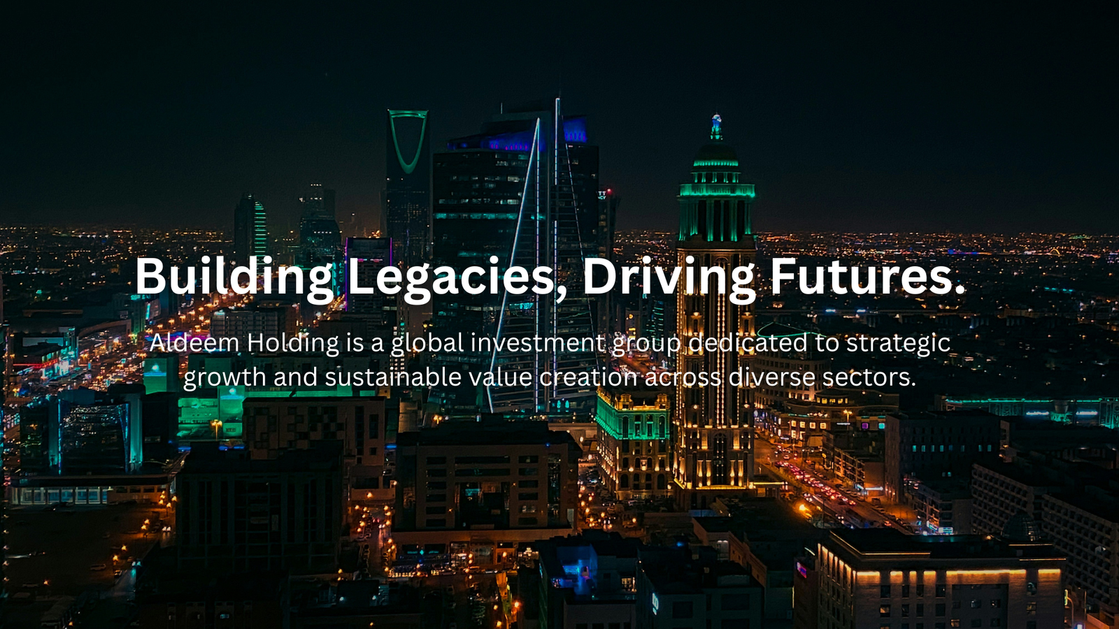 building legacies, driving futures.